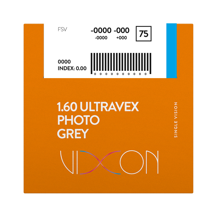 Vixon 1.60 Ultravex Bluecut Photo Gray SPIN FSV 65 SAR